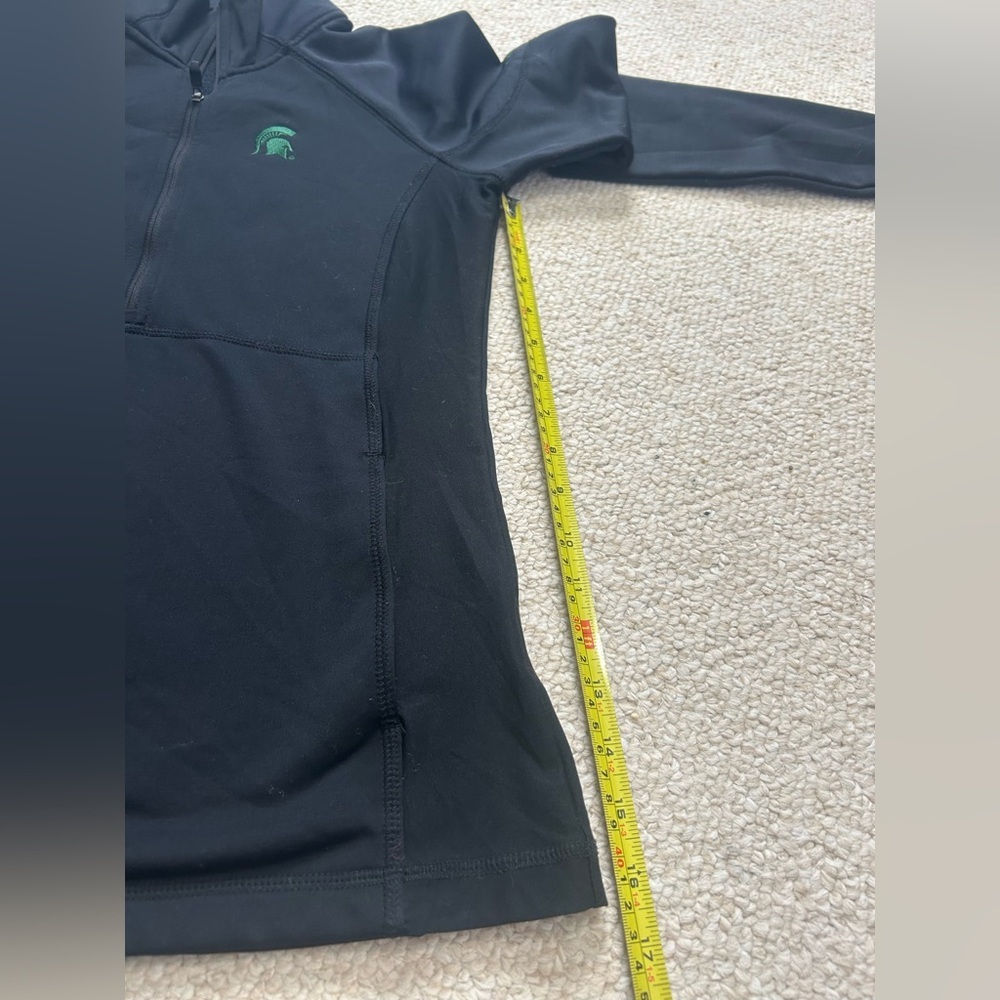 Michigan State Spartans Columbia womens 1/4 zip pullover Size Medium MSU Sparty - Picture 13 of 13